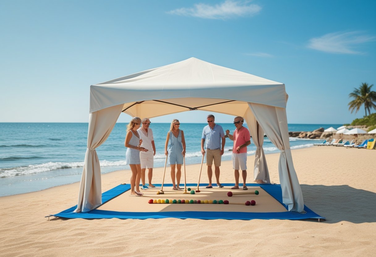 Sådan kombinerer du kroket og strandliv find dit perfekte strandtelt